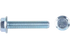 Sechskantschraube M12 x 35 mm, mit Sperr-Ripp unter dem Flansch, Güte 100 Stahl verzinkt, ISO88913 GartenShop24