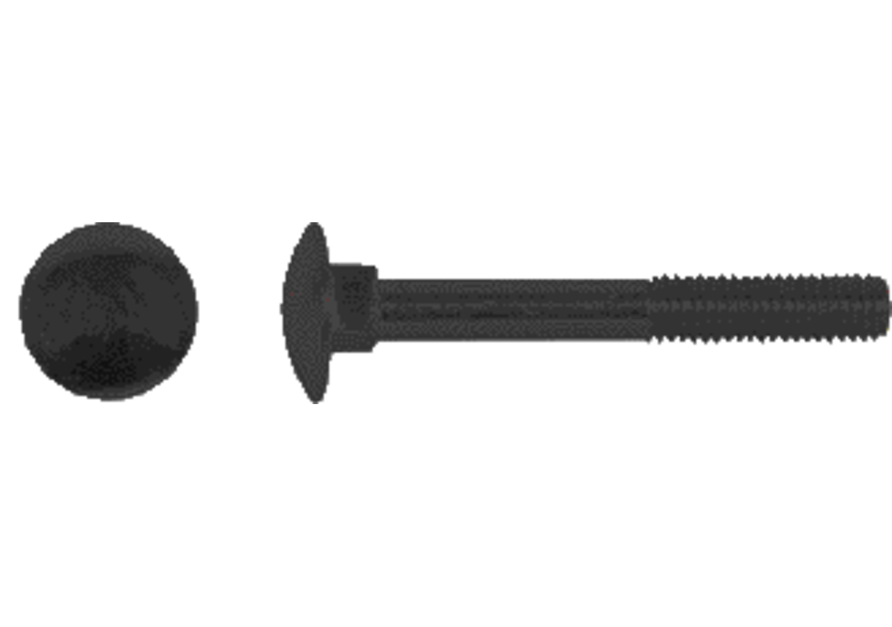 Flachrundschraube M8 x 16 mm, Güte 10.9 mit Vierkantansatz ohne Mutter, Stahl blank, DIN603 GartenShop24