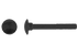 Flachrundschraube M8 x 30 mm, Güte 10.9 mit Vierkantansatz ohne Mutter, Stahl blank, DIN603 GartenShop24