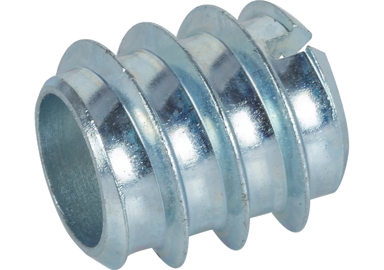 Einschraubmutter M12 x 30 mm, mit Schlitz Stahl verzinkt, DIN7965 GartenShop24