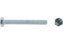 Sechskantschraube M8 x 35 mm, ohne Schaft Güte 8.8, 100 Stück Stahl verzinkt, DIN933 GartenShop24 - Hochwertige Gartengeräte
