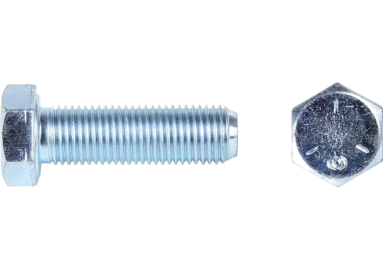 Sechskantschraube 3/8 x 1 1/4 Zoll, mit UNF-Gewinde ohne Schaft, Güte 8.8 Stahl verzinkt, DIN933 GartenShop24