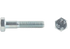 Sechskantschraube M6 x 40 mm, mit Schaft Güte 10.9 Stahl verzinkt, DIN931 GartenShop24