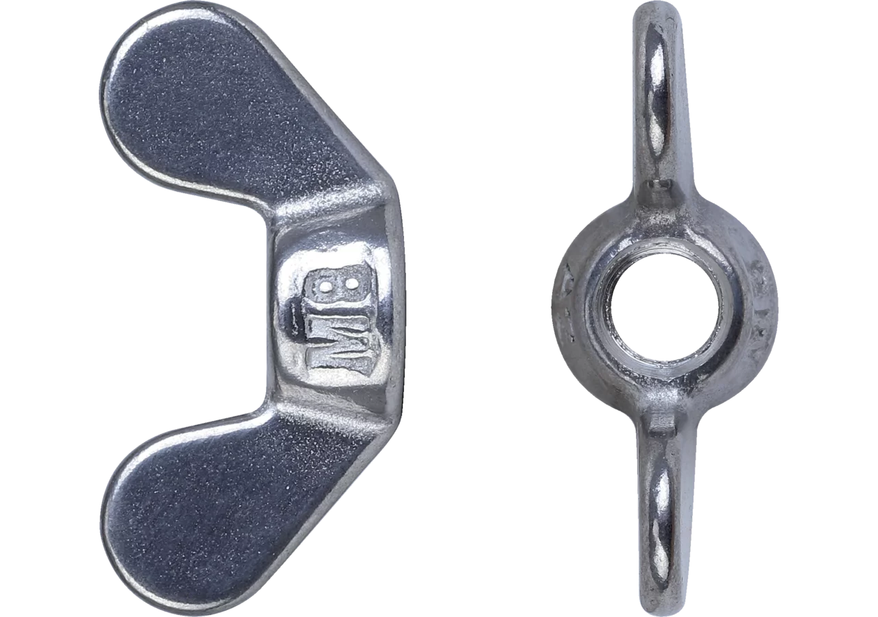Flügelmutter M10, V2A Edelstahl, DIN315-D GartenShop24