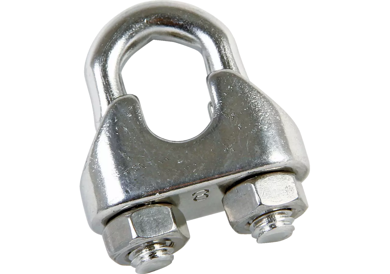 Drahtseilklemme Standard 4,0 mm, V4A Edelstahl poliert, DIN741 GartenShop24