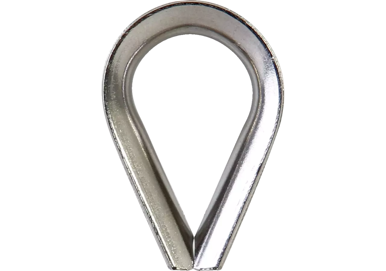 Seilkausche Edelstahl 4,0 mm, V4A Edelstahl, DIN65457 GartenShop24