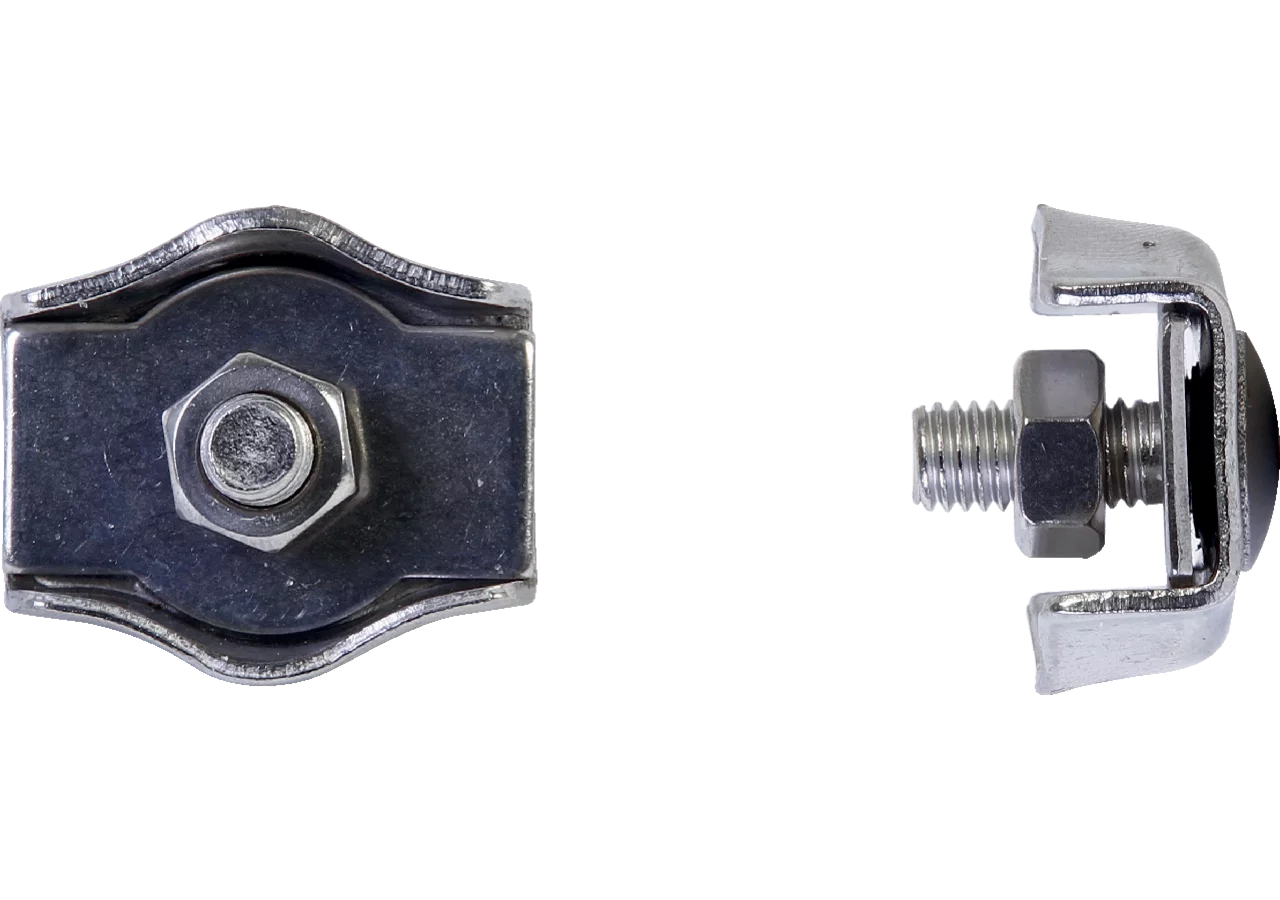 Drahtseilklemme Simplex 8,0 mm, V4A Edelstahl poliert GartenShop24