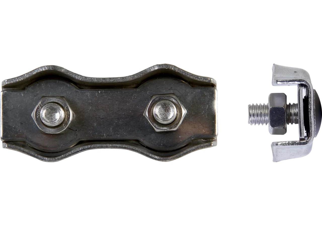 Drahtseilklemme Duplex 5,0 mm, V4A Edelstahl poliert GartenShop24