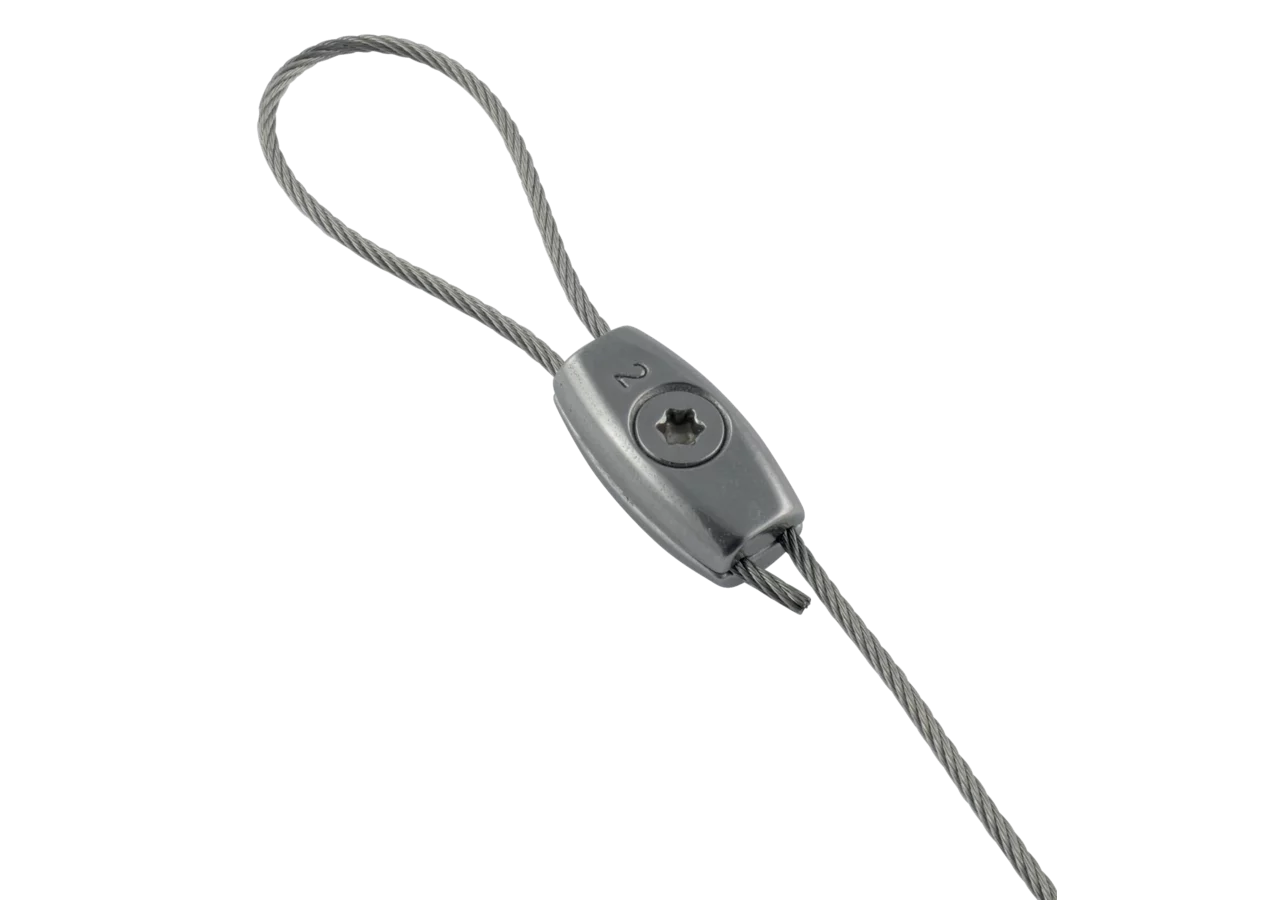 Drahtseilklemme Eiform für Seil-Dm 2,0 mm VA4 Edelstahl poliert GartenShop24