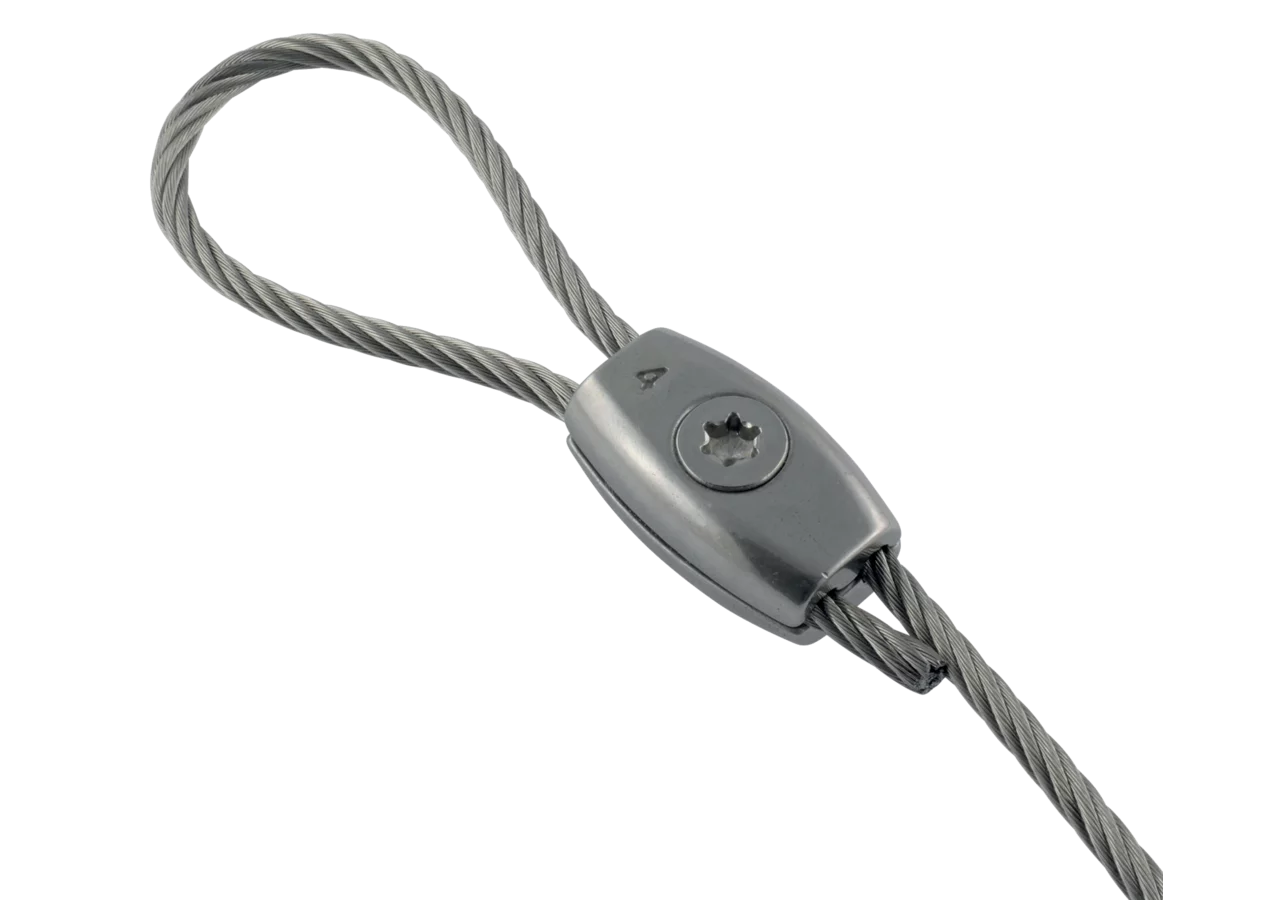 Drahtseilklemme Eiform für Seil-Dm 4,0 mm VA4 Edelstahl poliert GartenShop24