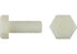 Sechskantschraube M12 x 40 mm, ohne Schaft Kunststoff PA, DIN933 GartenShop24