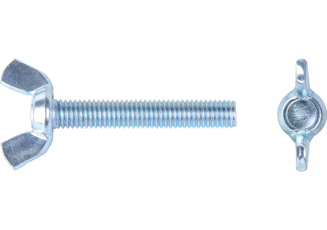 Flügelschraube M6 x 25 mm Stahl verzinkt, DIN316-A GartenShop24