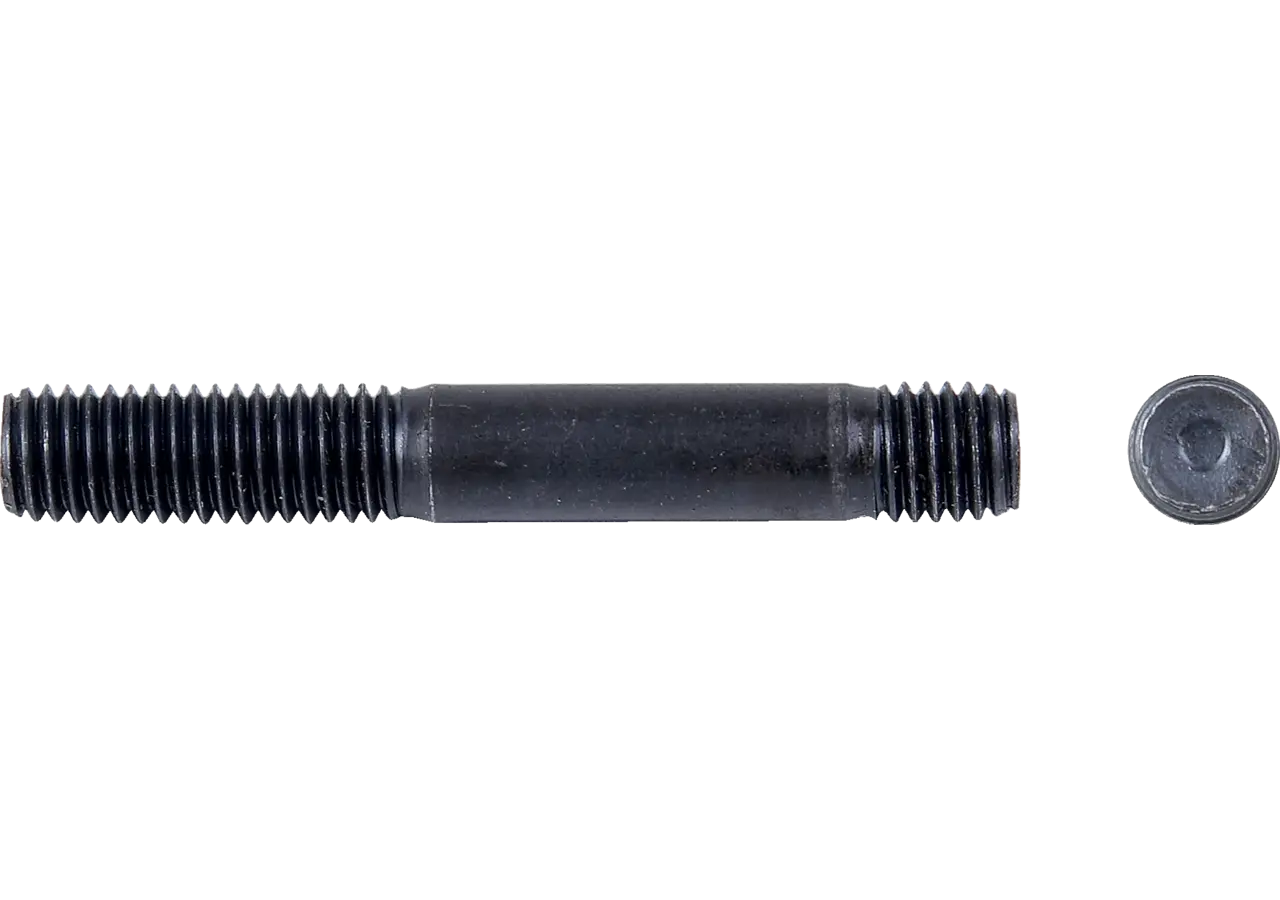 Stehbolzen M10 x 50 mm, Güte 8.8 Stahl blank, DIN939 GartenShop24