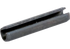 Spannhülse 10x60x6,5 mm DIN 1481 schwere Ausführung, Stahl blank, Seitenansicht