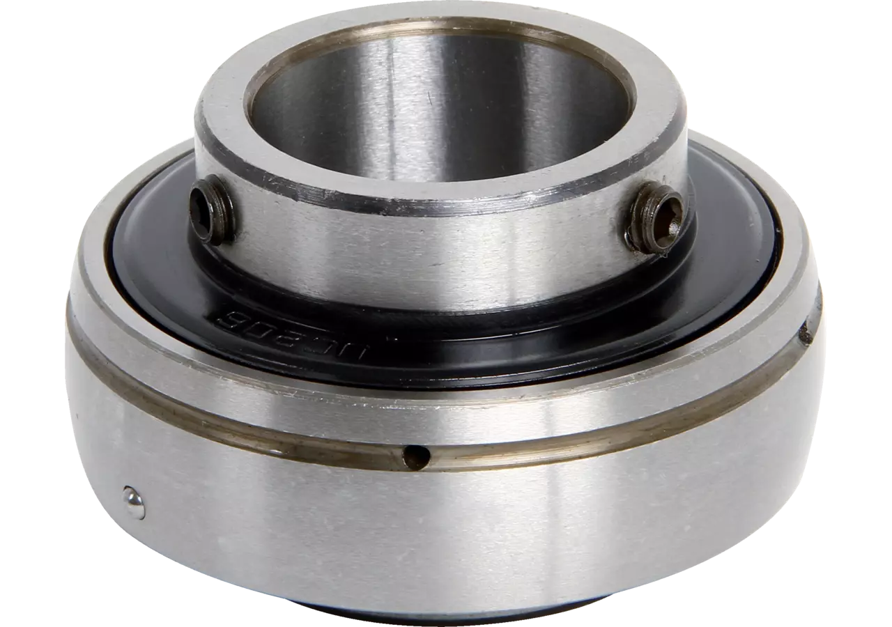 Spannlager UC 214 ballig, Gewindestift am Innenring GartenShop24