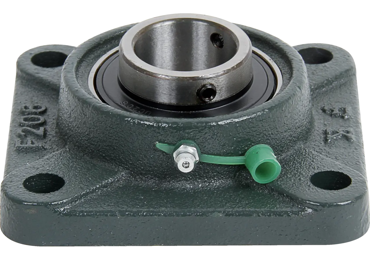 Flanschlager UCF 208-13 quadratisch, vierloch, Gewindestift am Innenring GartenShop24