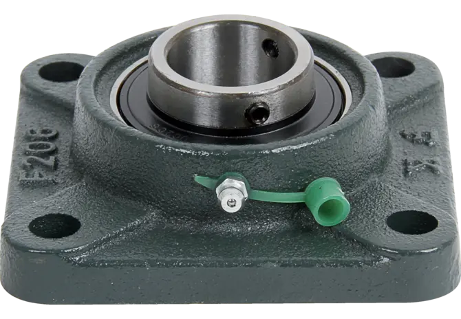 Flanschlager UCF 216 quadratisch, vierloch, Gewindestift am Innenring GartenShop24