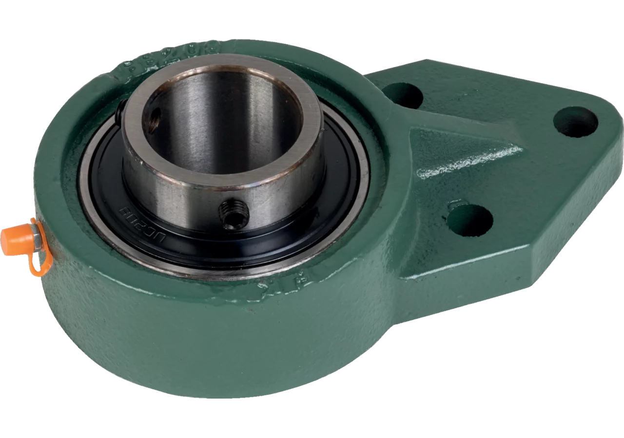Flanschlager UCFB 209 rechteckig, dreiloch, Gewindestift am Innenring GartenShop24