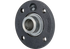 Flanschlager RME 40 N rund, vierloch, mit Exzenterspannring INA FAG