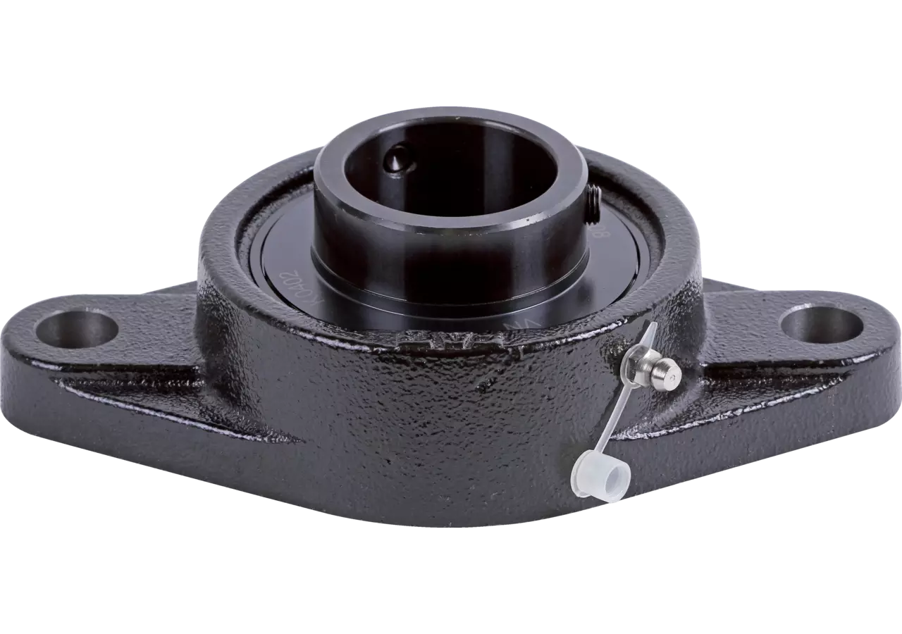 Flanschlager UCFL 202 Black-Series, rechteckig, zweiloch, Gewindestift am Innenring INA FAG