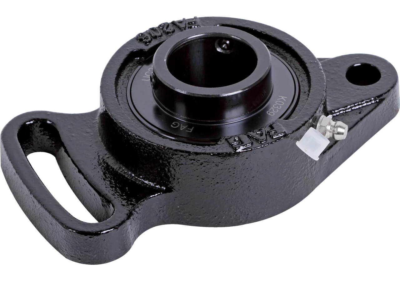 Flanschlager UCFA 205 Black-Series, rechteckig, zweiloch, Gewindestift am Innenring INA FAG
