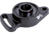 Flanschlager UCFA 205 Black-Series, rechteckig, zweiloch, Gewindestift am Innenring INA FAG