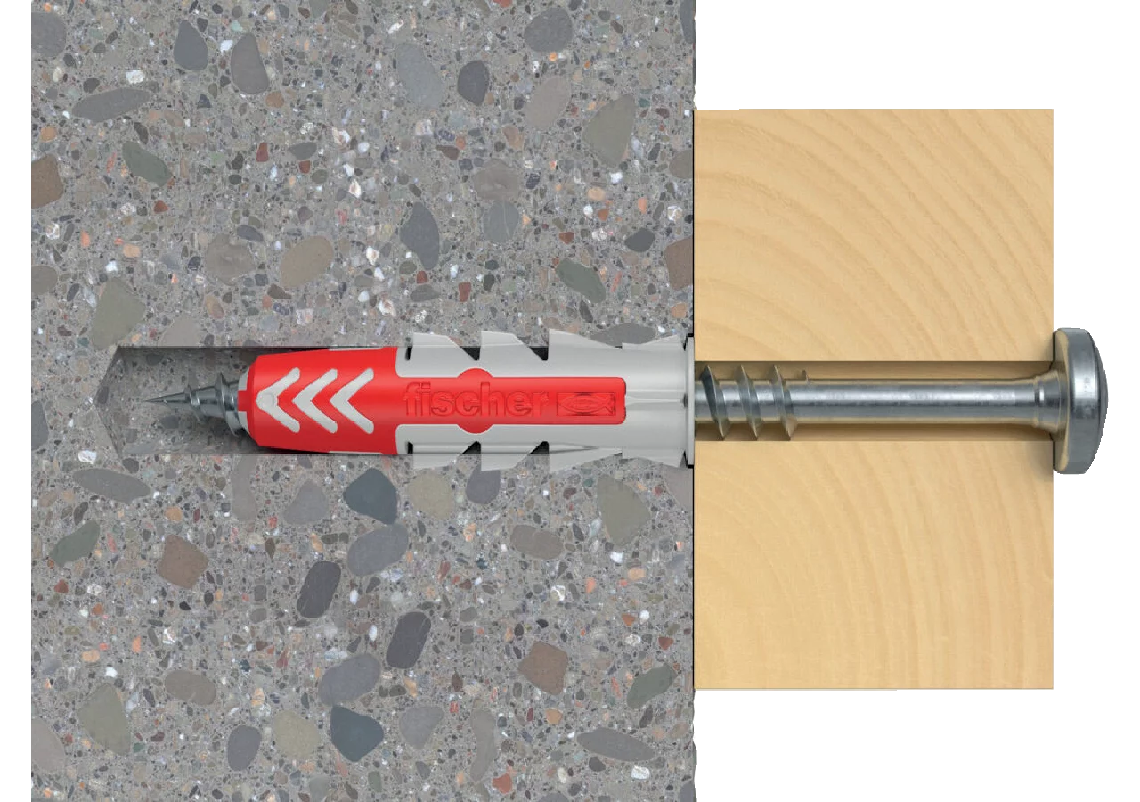 Kunststoffdübel DuoPower Dm 5 x 25 mm 100 Stück Fischer