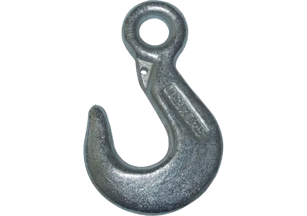 Lasthaken 7 - 8 mm, mit Öse ohne Sicherung Stahl verzinkt, DIN689 GartenShop24