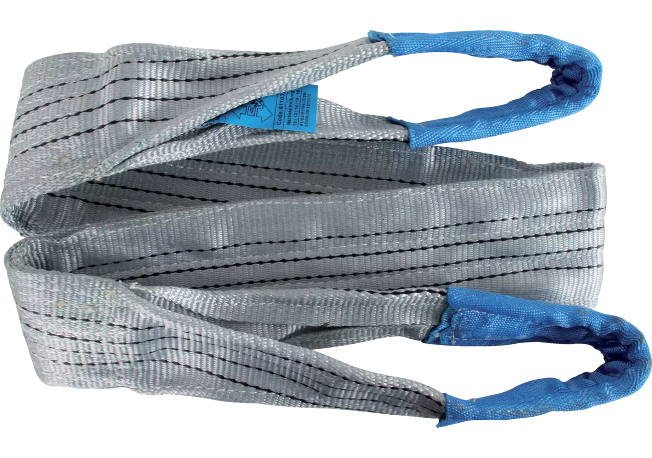 Schlaufenhebeband Grau 4 t, Länge - 2 m, Breite - 120 mm McBull