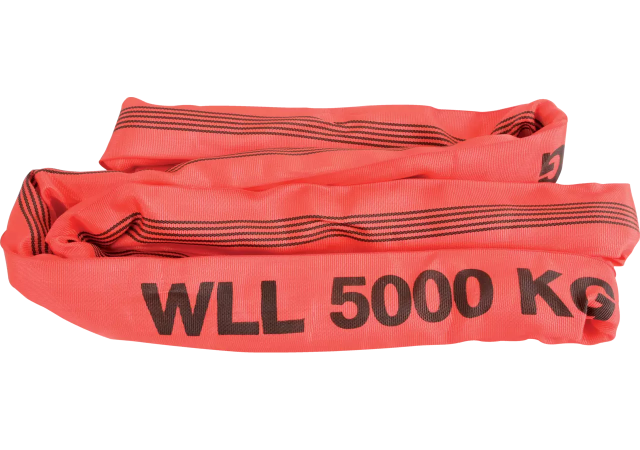 Rundschlinge Rot 5 t, Umfang - 5 m, Breite - 80 mm McBull