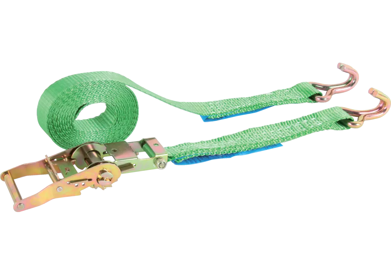 Zurrgurt ZSP35 6 Meter mit Ratsche und Spitzhaken, 2-teilig nach EN12195-2 McBull