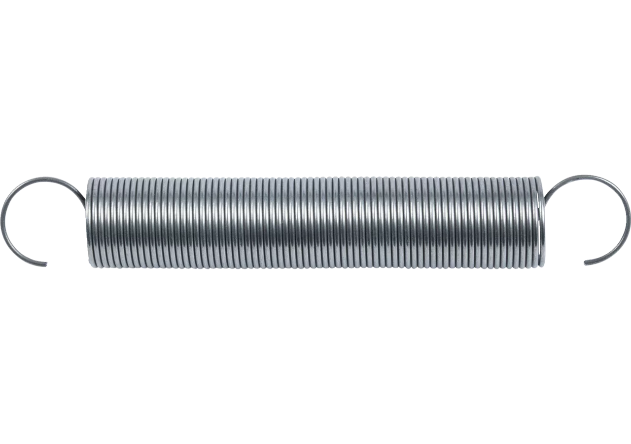 Zugfeder Dm 24 x 193,3 x 1,6 mm Stahl blank GartenShop24