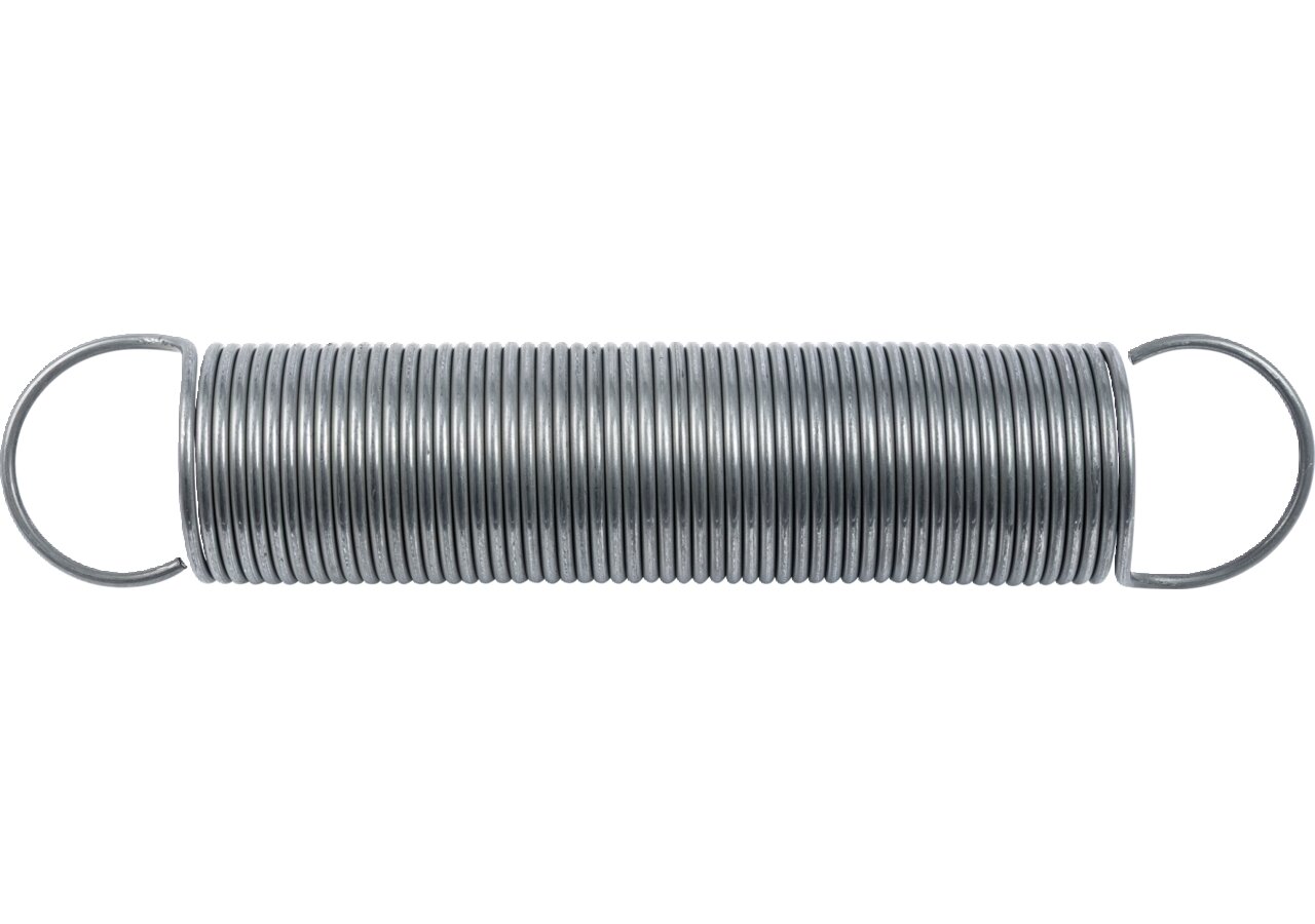 Zugfeder Dm 60 x 403,2 x 4 mm Stahl blank GartenShop24