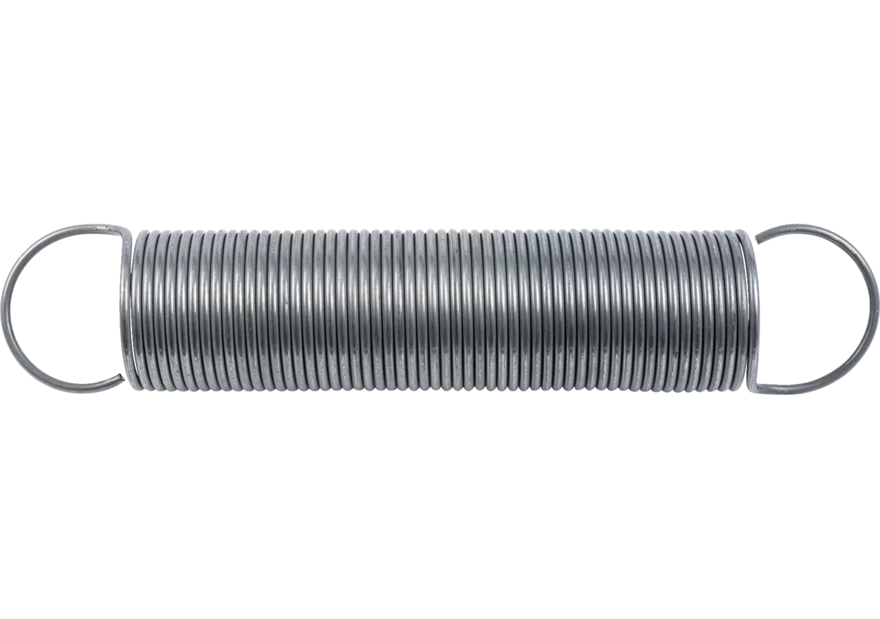 Zugfeder Dm 60 x 403,2 x 4 mm Stahl blank GartenShop24