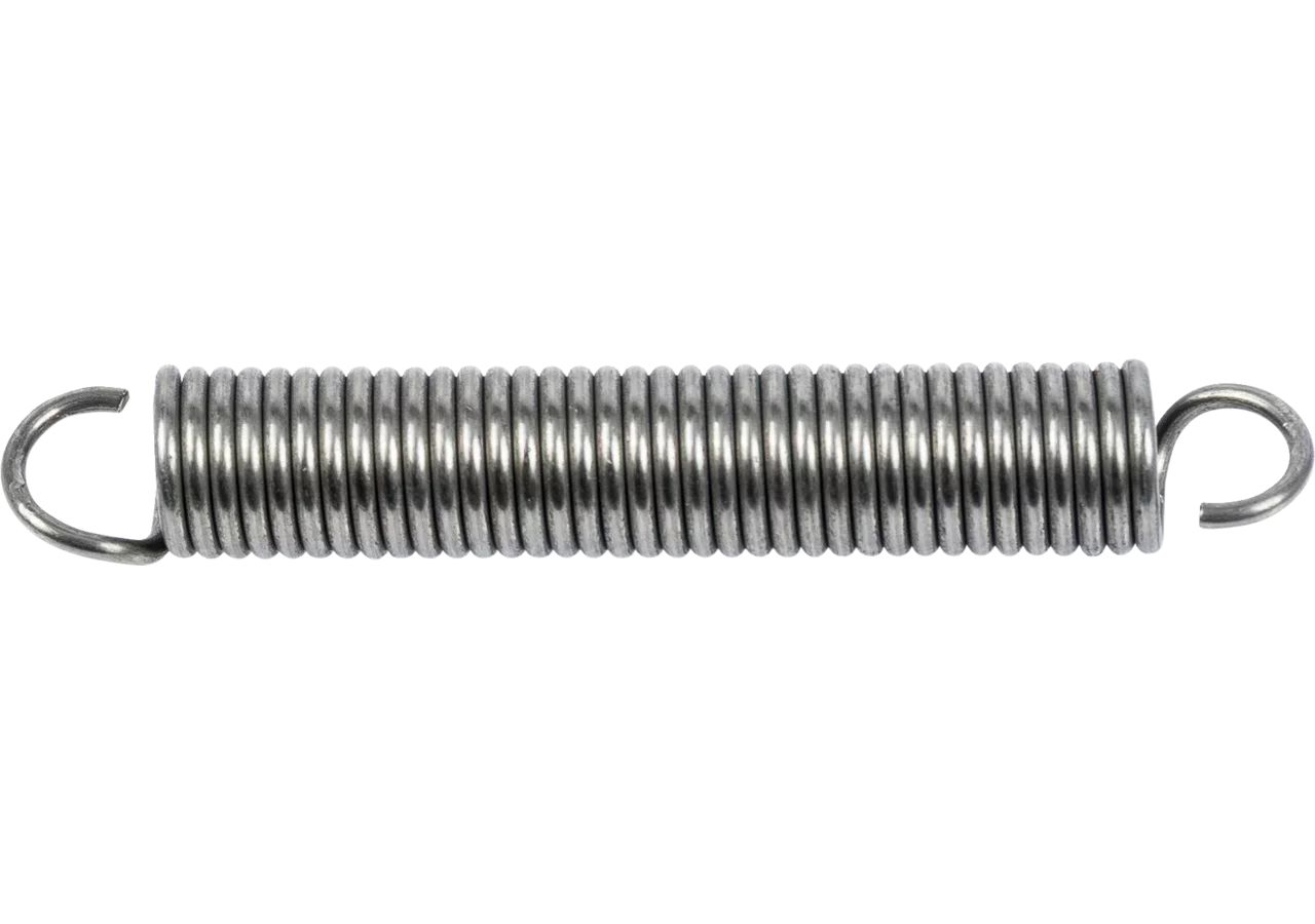 Zugfeder Dm 19 x 105 x 2 mm Stahl blank GartenShop24