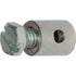 Schraubnippel 7,0 x 9,0 mm für Seilzug 2,5 mm mit Sechskantschraube, 10 Stück