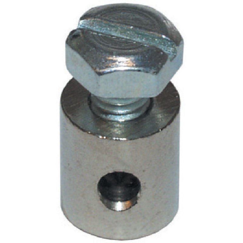 Schraubnippel 8,0 x 9,0 mm Seilzug 2,6 mm mit Sechskantschraube, 10 Stück