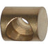 Lötquernippel 8 mm Messing geschlossen, Aufnahme ohne Schlitz, 10 Stück