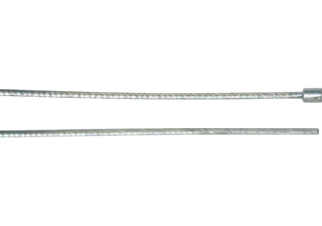 Schaltseil mit Rundnippel 4 x 4 mm – Stahldraht verzinkt, Ø 1,25 mm GartenShop24 - Hochwertige Gartengeräte