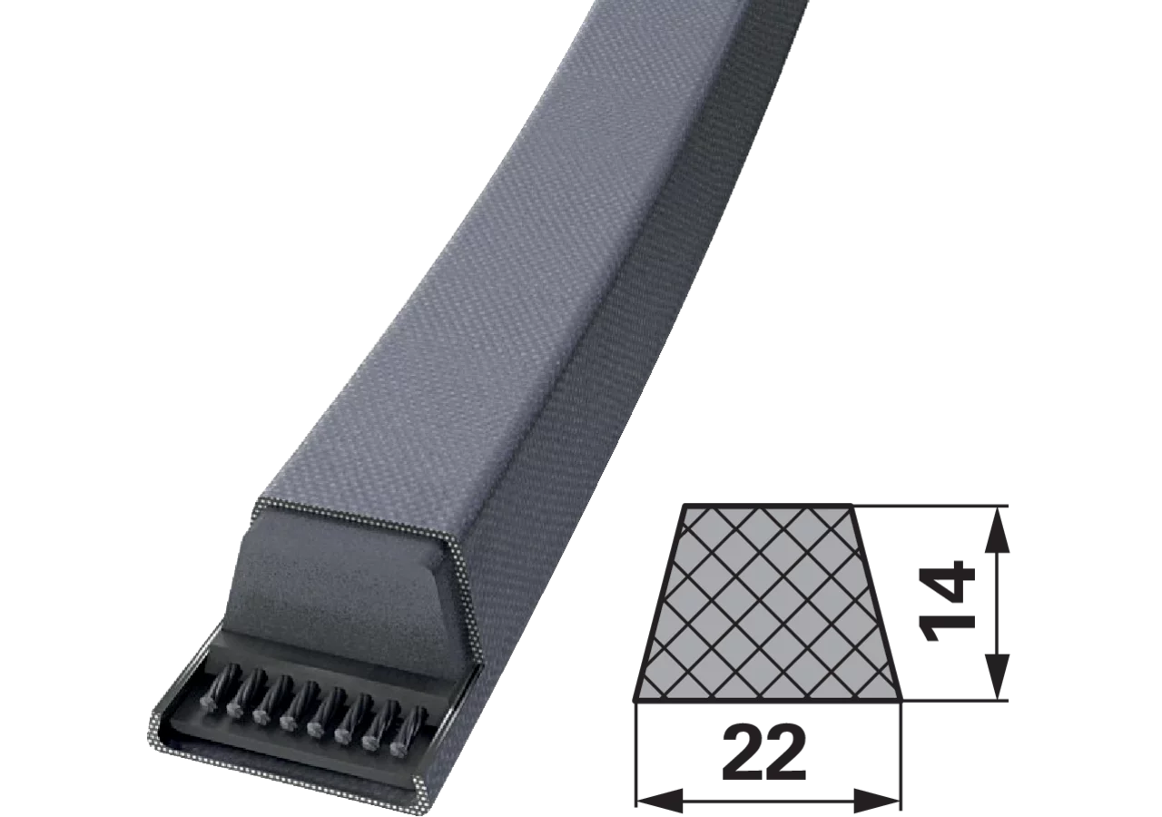 Keilriemen C 22 x 3350 LI DIN2215 Contitech