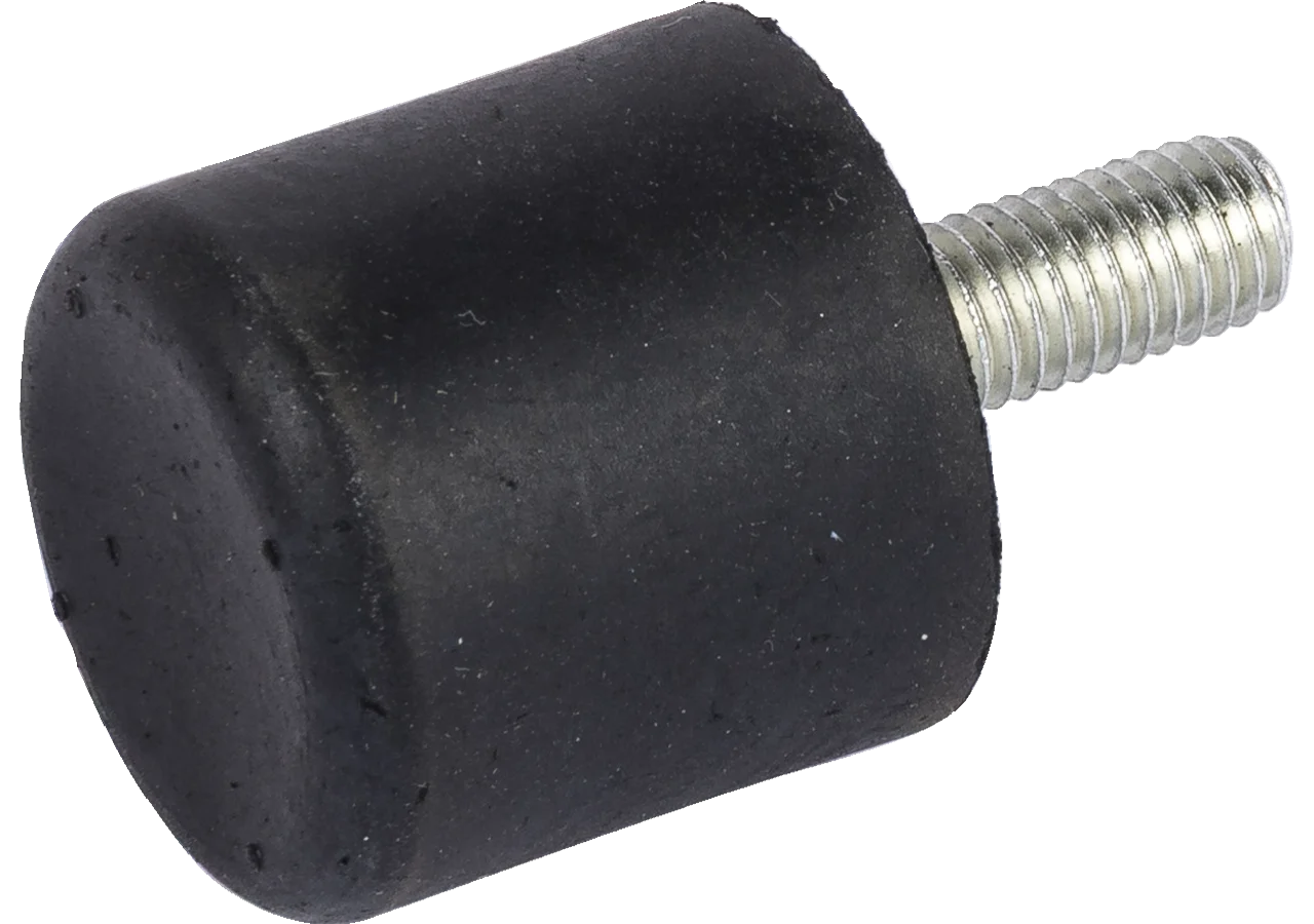Gummi Metallsaugpuffer Typ DS, Dm 70 x 43 mm, zylindrisch 1x Aussengewinde M10 x 30 mm GartenShop24