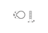 1-Ohr-Klemmen Dm 11 - 13 mm, 10 Stück Stahl verzinkt W1 ABA