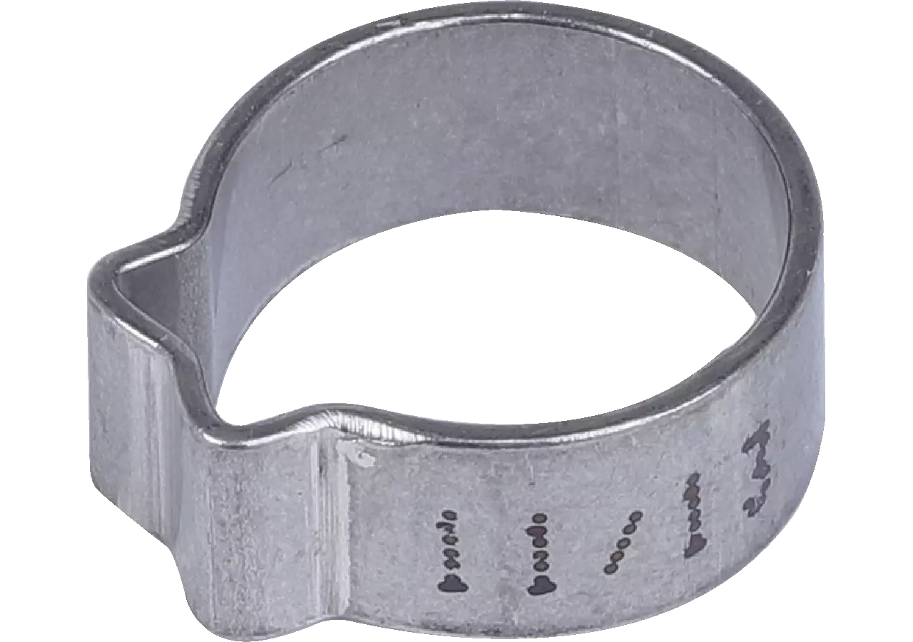 1-Ohr-Klemmen Dm 9 - 11 mm, 10 Stück Edelstahl W4 ABA