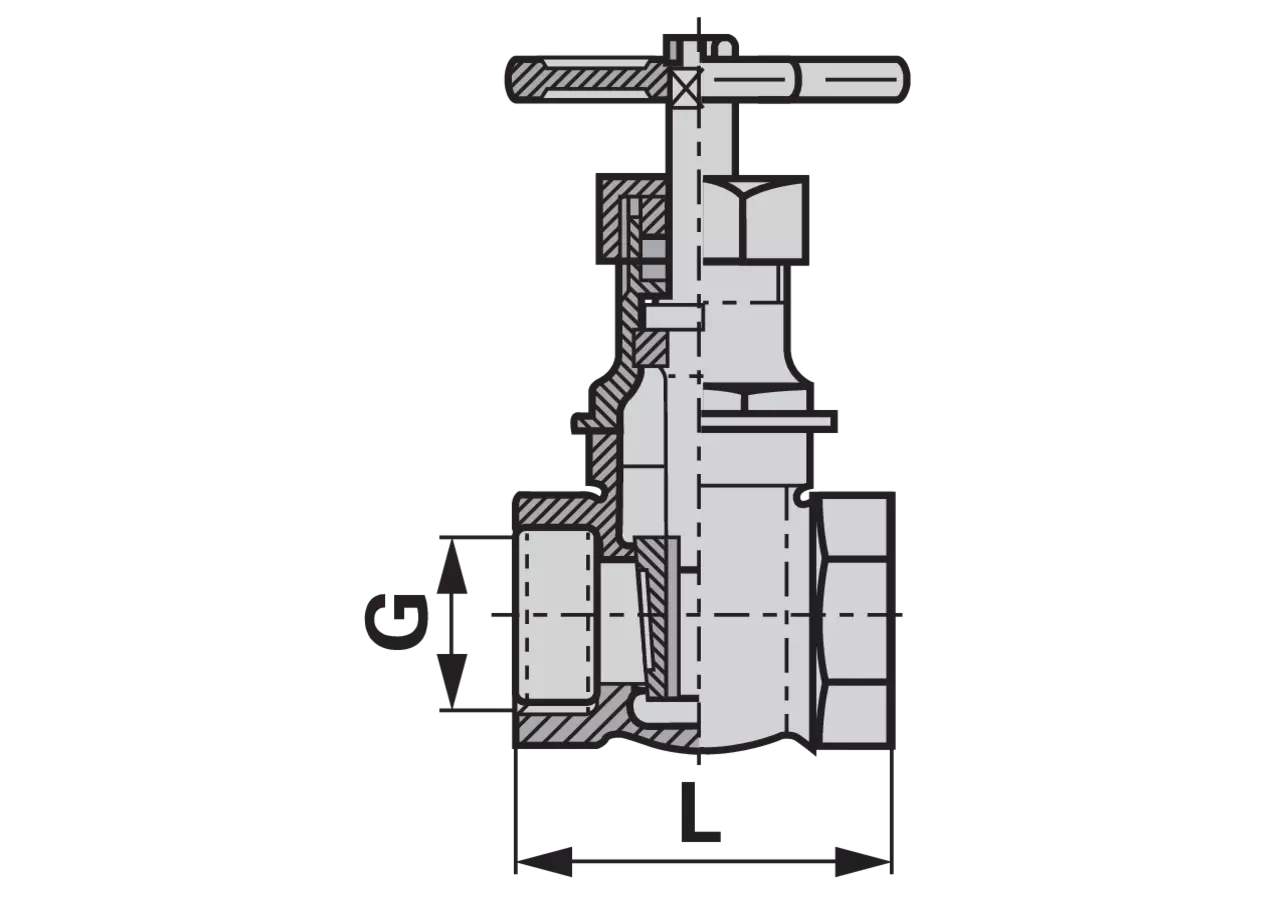 Muffenschieber IG 2 1/2 GartenShop24