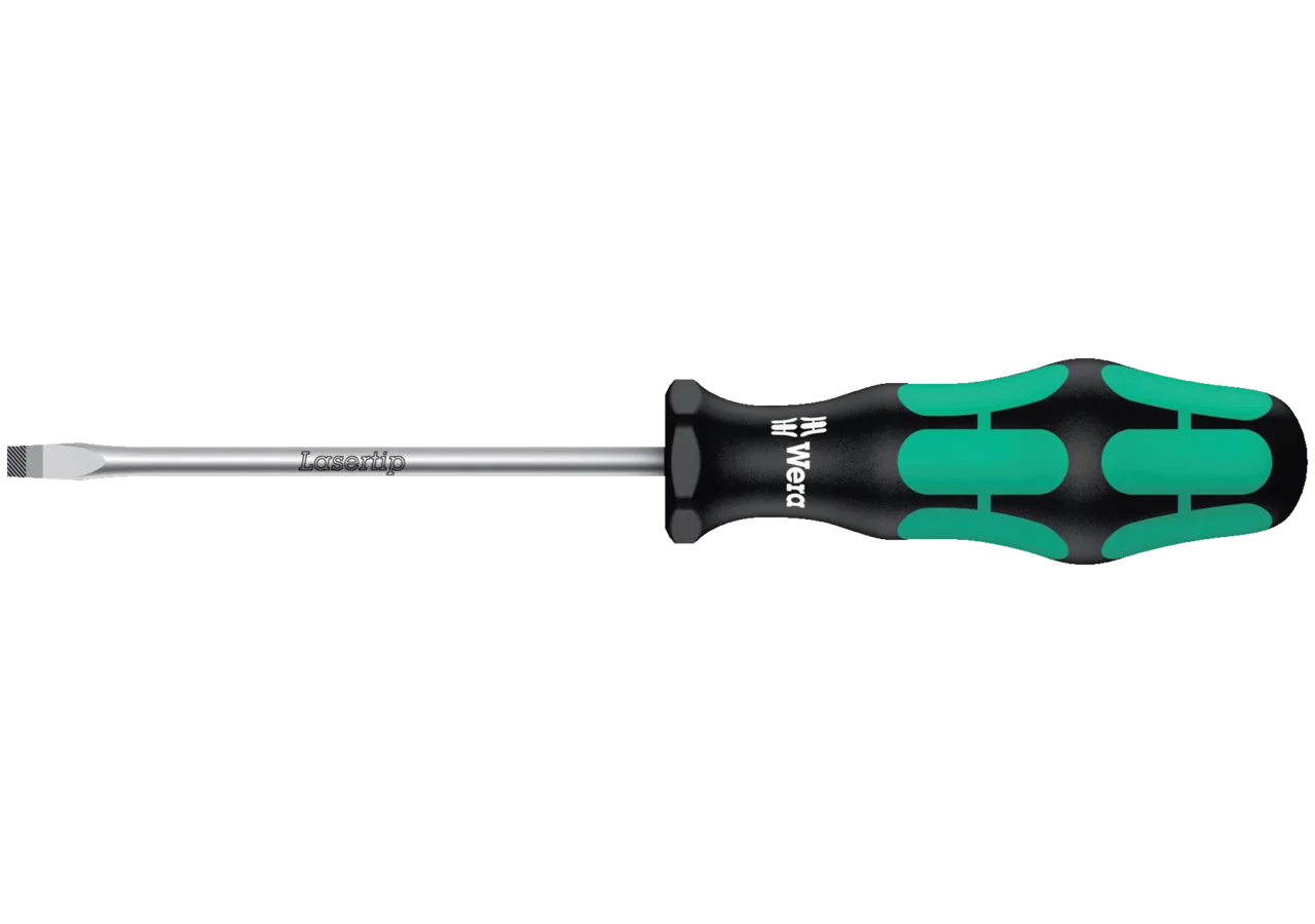 Schlitzschraubendreher Kraftform Plus 300, 1,2 x 6,5 mm Wera