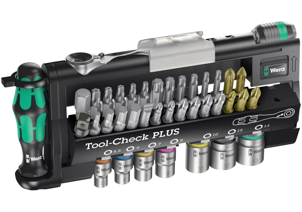 Schraubenbitsatz 39-teilig, Tool-Check Plus Wera