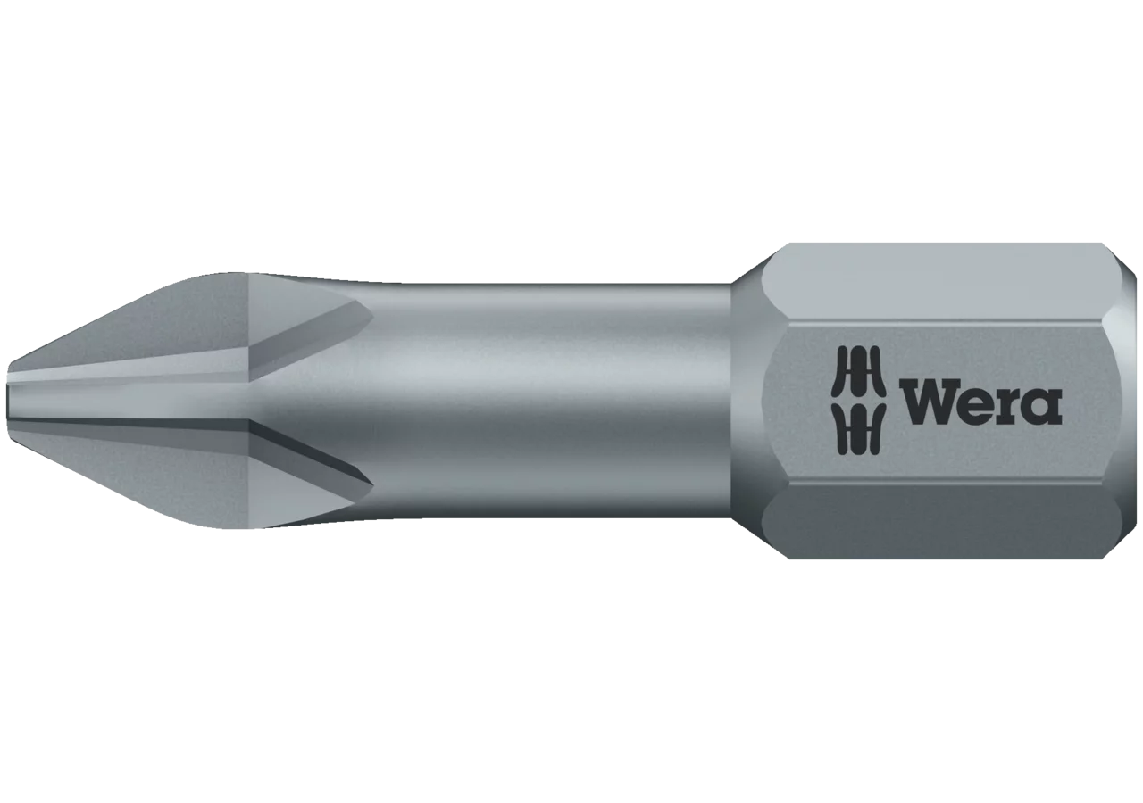 Schraubenbit PH 3 x 25 mm, 851TZ, mit Kreuzschlitz mit 1/4 Zoll Antrieb Hersteller-Nr. 05056525001 Wera