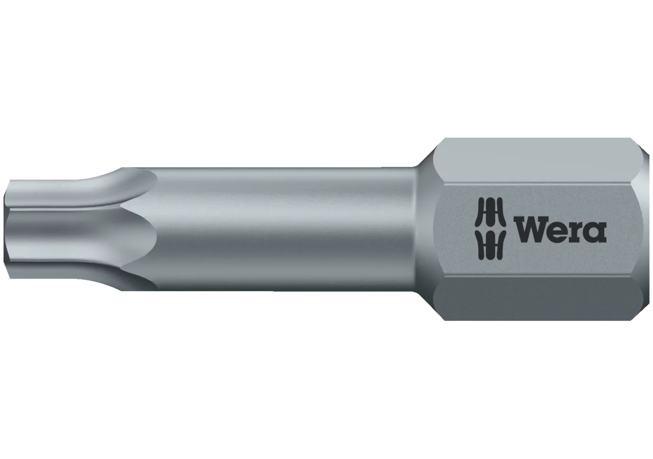 Schraubenbit TX 10 x 25 mm, 867TZ-Tx-Profil mit 1/4 Zoll Antrieb Wera