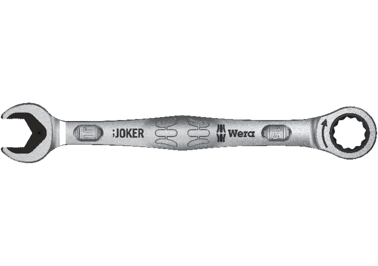 Ratschenschlüssel Joker SW 15 x 200 mm Gabel-/Ring Ausführung Wera