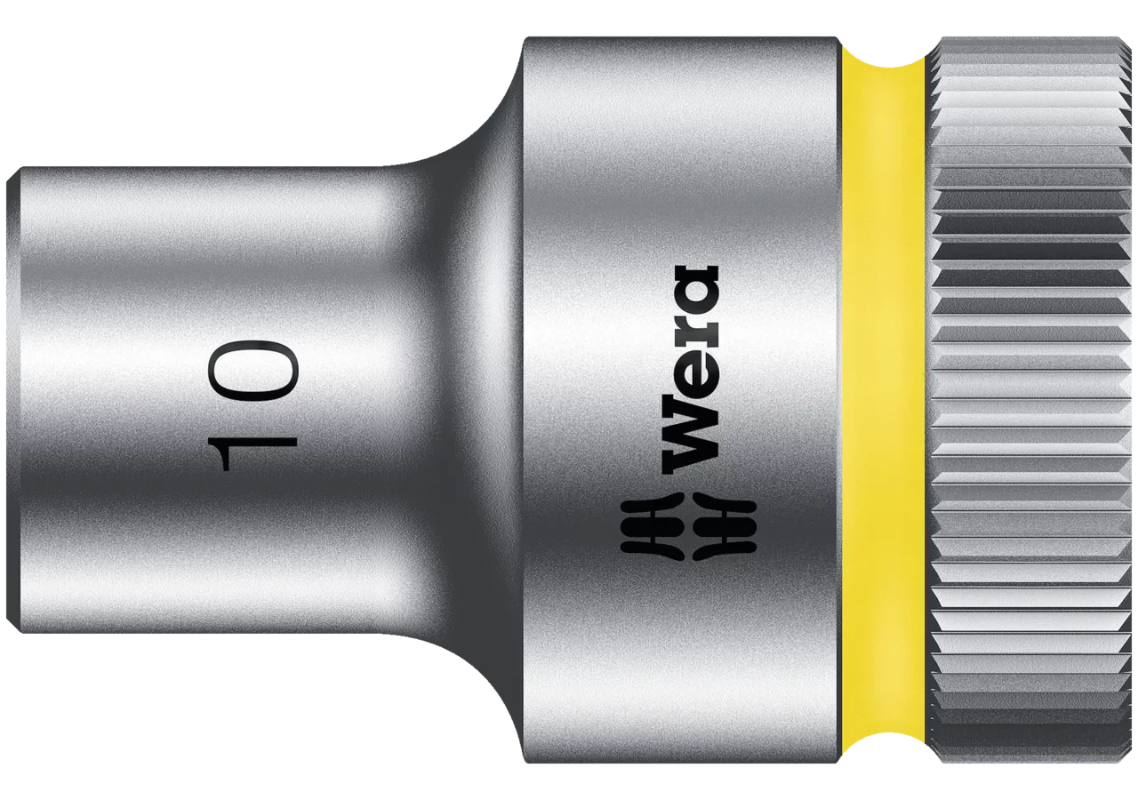 Stecknuss Zyklop 8790 HMC, SW 10 x 37 mm, Sechskant mit 1/2 Zoll Antrieb Wera